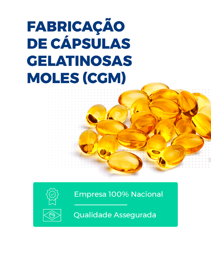 Fabricação de Cápsulas Gelatinosas Moles (CGM) - IndCaps